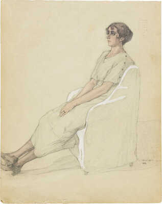 Гринберг Владимир Ариевич. Женщина, сидящая в кресле